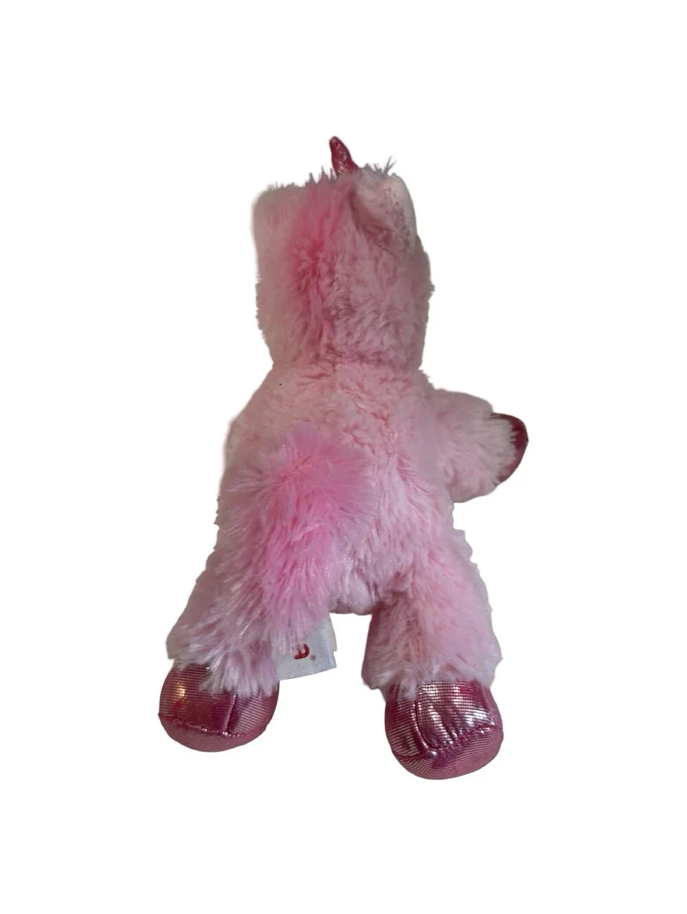 Aurora Flopsie Pink Sparkly Unicorn Plush Stuffed Animal 7”